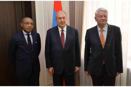 Президент Армении принял руководителя аппарата Генерального секретаря Международной организации Франкофонии